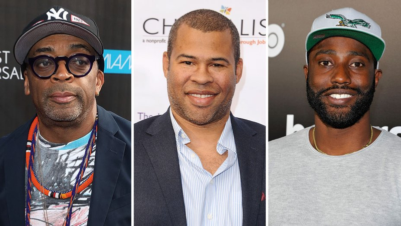 Spike Lee (Gustavo Caballero/Getty Images); Jordan Peele (Matt Winkelmeyer/Getty Images); John David Washington (John Sciulli/Getty Images)